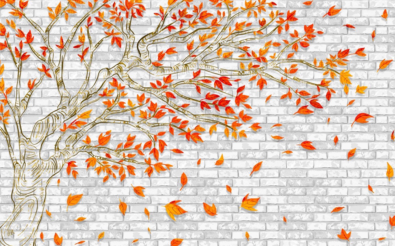 How are the 3D wallpaper design made?